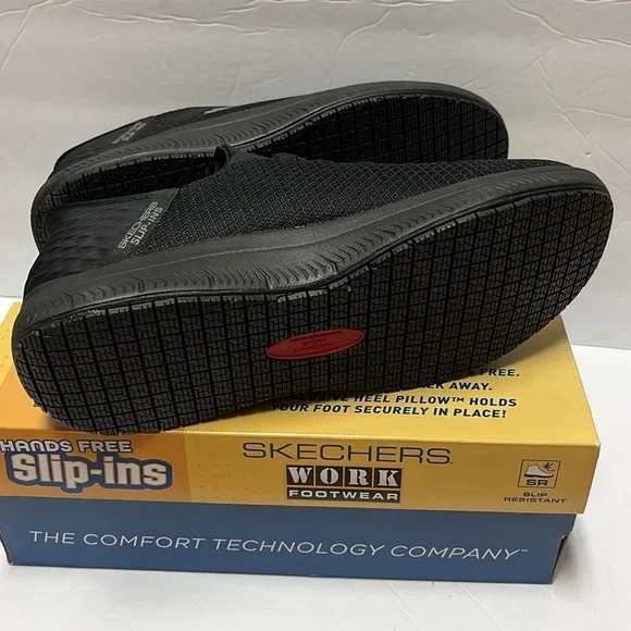 NWT Skechers Work Slip-in Shoes Men’s 10.5 - Picture 5 of 7